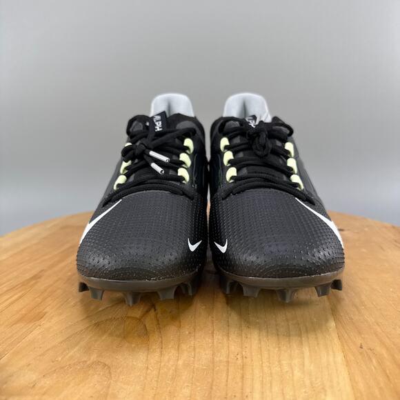 Nike Alpha Menace Elite 4 Mens Size 10.5 Football Cleats‎ Black White nby NEW main image 6